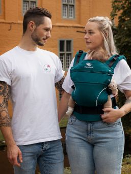 Manduca - First PureCotton Baby Carrier - Teal
