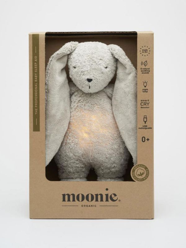 Moonie The Humming Friend - lugna ett barn för sömn, gray natur