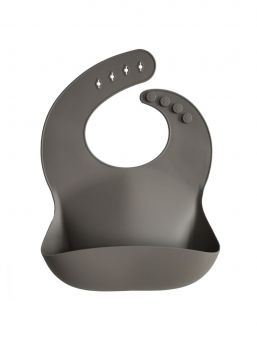 Mushie silikon haklapp (dove grey)