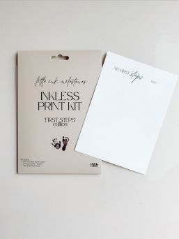 Mina första steg bläckfria fotavtryckskit – ett minne till din bebisbok