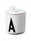 Design Letters lock till melamin kopp. Ett lock som ändrar Design Letters melamin koppen i en babyens mug.