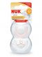 NUK - silikonnapp 0-6mån 2-pack, rosa