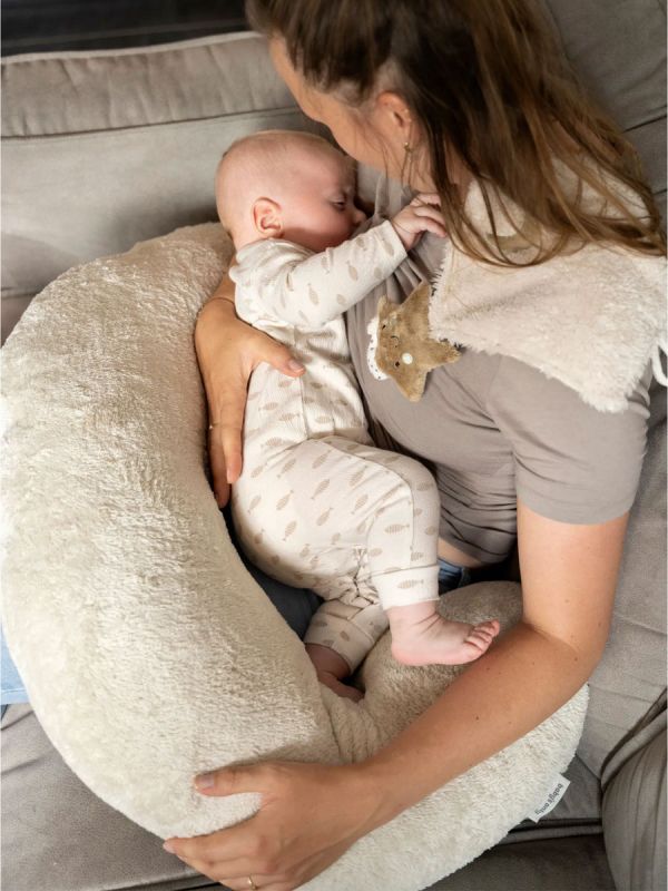 Baby’s Only Cozy Amningskudde – Mjuk stödkudde för amning, warm linen