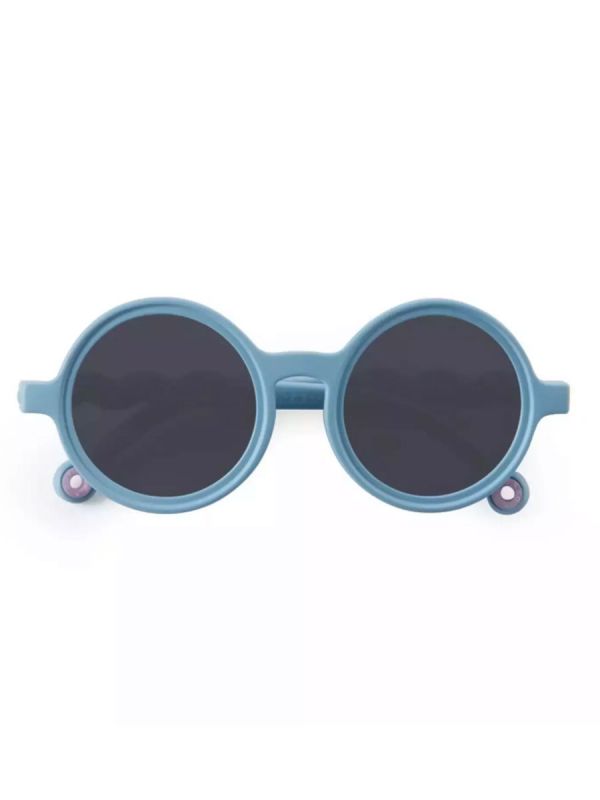 Olivio&Co Barnsolglasögon Baby 0-18 månader, Round Blue