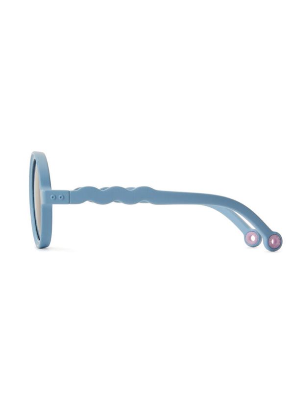 Olivio&Co Barnsolglasögon Baby 0-18 månader, Round Blue