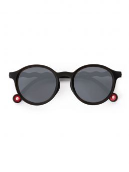 Olivio&Co Barnsolglasögon Barn 3-5 år, Oval Black