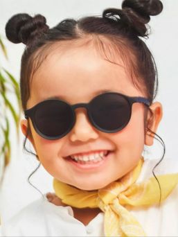 Olivio&Co Barnsolglasögon Barn 3-5 år, Oval Black