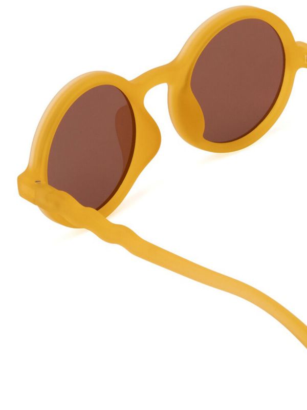 Olivio&Co Barnsolglasögon Barn 3-5 år, Round Citrus Yellow