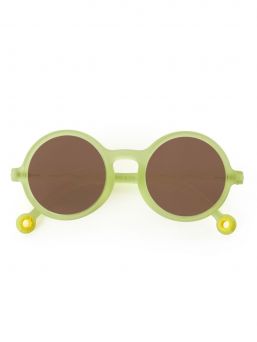 Olivio&Co Barnsolglasögon Barn 3-5 år, Round Lime Green