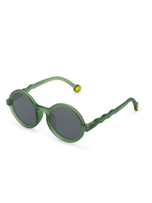 Olivio&Co Barnsolglasögon Barn 3-5 år, Round Olive Green