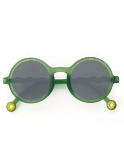 Olivio&Co Barnsolglasögon Barn 3-5 år, Round Olive Green
