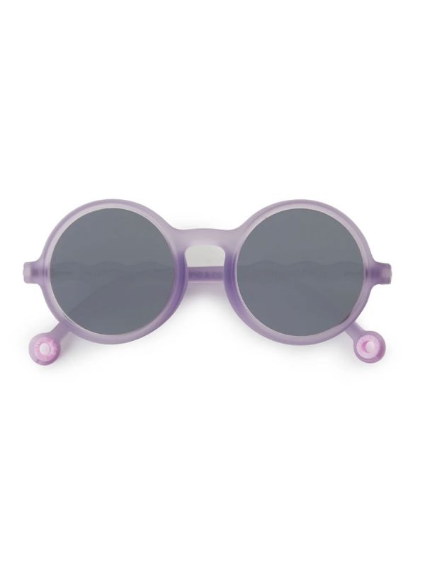 Olivio&Co Barnsolglasögon Barn 3-5 år, Round Purple Coral