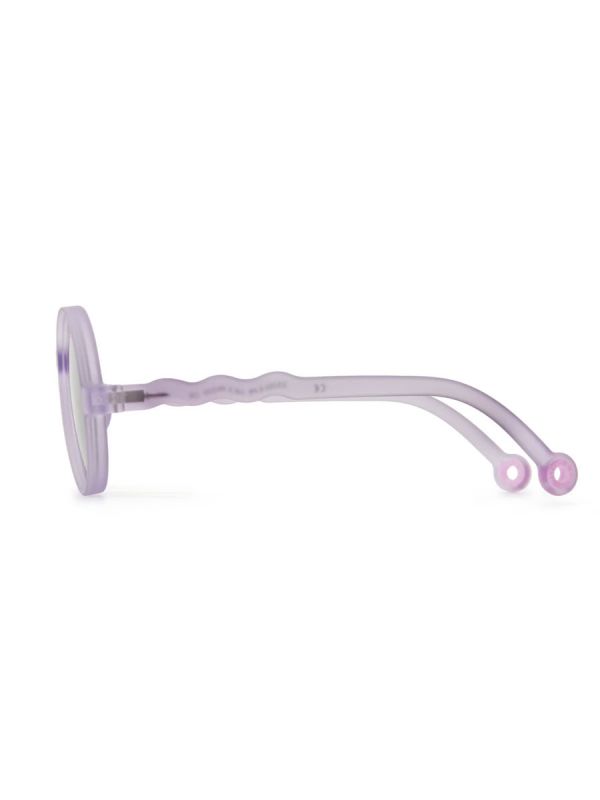 Olivio&Co Barnsolglasögon Barn 3-5 år, Round Purple Coral