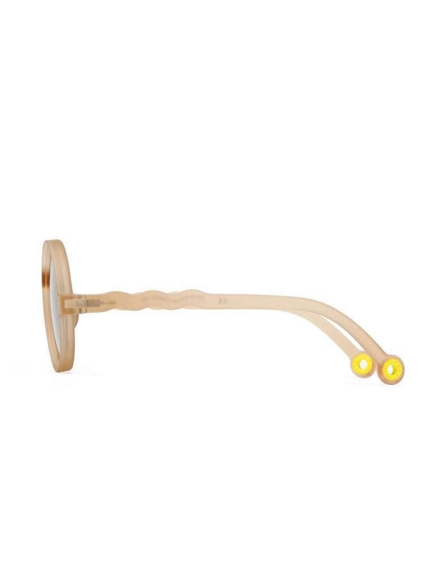 Olivio&Co Barnsolglasögon Barn 3-5 år, Round Sand Beige