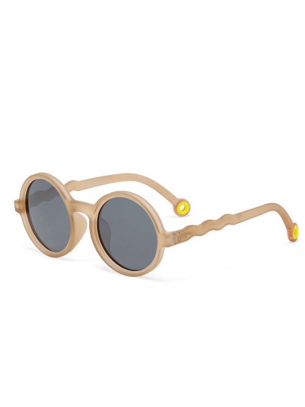 Olivio&Co Barnsolglasögon Barn 3-5 år, Round Sand Beige