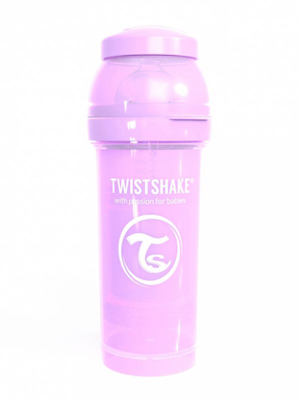 TwistShake - Nappflaska 260ml, pastel purple