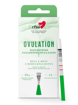 Ägglossningstest RFSU 14 st – Identifierar de 2 mest fertila dagarna