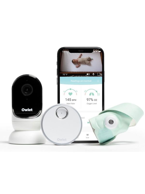 Owlet Monitor Duo - video babymonitor och smart sock