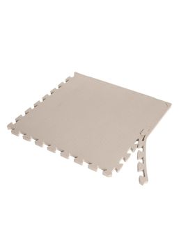 Lekmatta för barn 50x50cm, mjölkkaffe