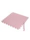 Lekmatta för barn 50x50cm, ljust rose