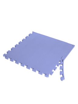Lekmatta för barn 50x50cm, lila