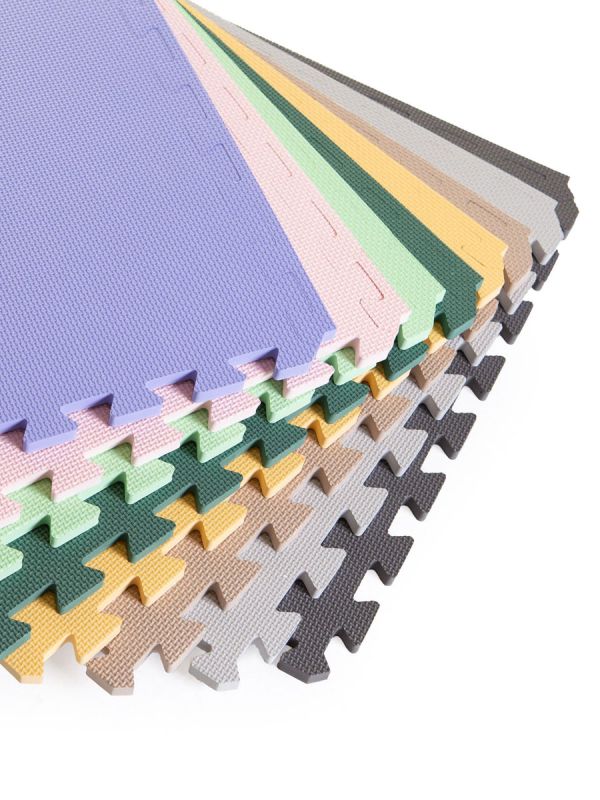 Lekmatta för barn 50x50cm, mint