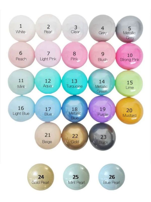 Bollhavsbollar 100 st – mjuka och säkra bollar för barn