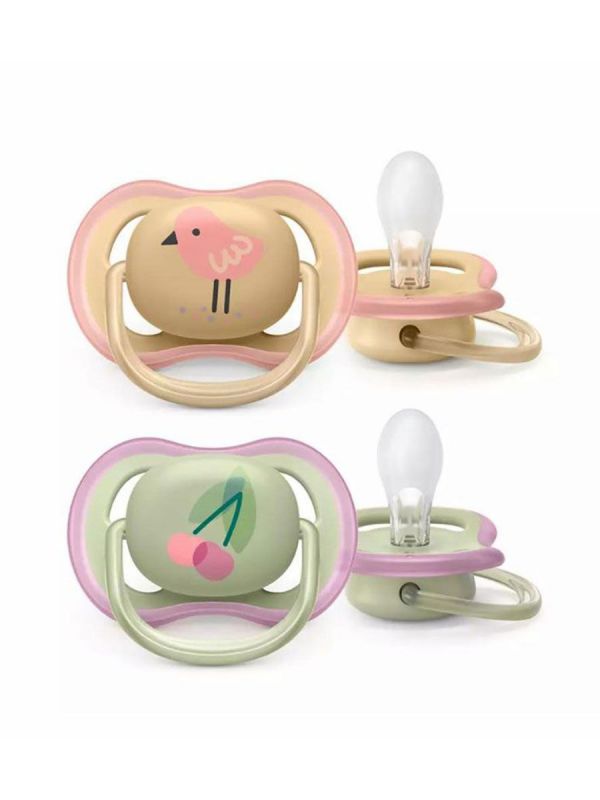 Philips Avent - Ultra Air napp 0-6mån, gul/grön