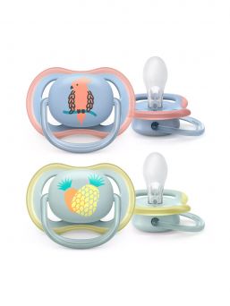 Philips Avent - Ultra Air napp 0-6mån, blå/gul