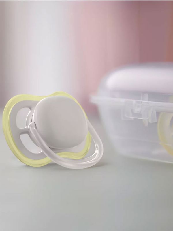 Philips Avent - Ultra Air napp 0-6mån, grå/beige