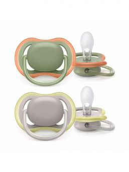 Philips Avent - Ultra Air napp 6-18mån, grå/grön