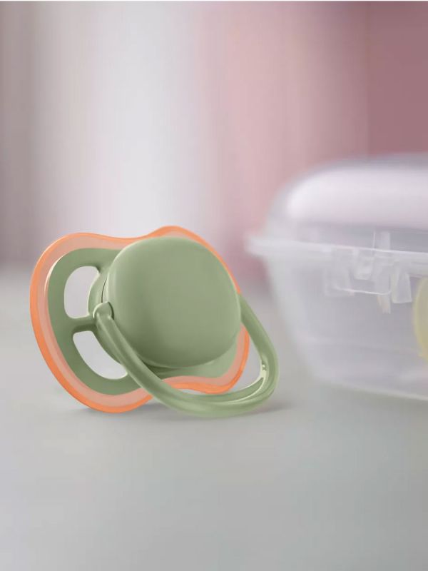 Philips Avent - Ultra Air napp 6-18mån, grå/grön