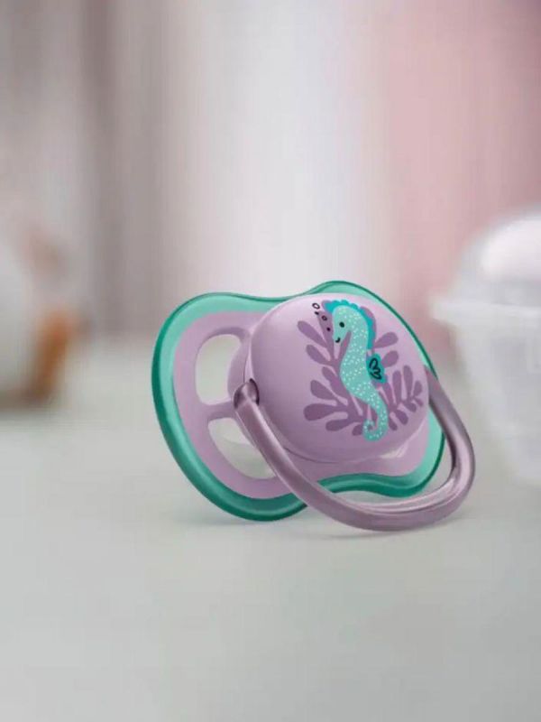 Philips Avent - Ultra Air napp 6-18mån, lila/blå