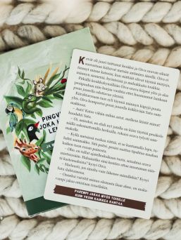 Pingviini, joka halusi lentää - berättelsekort