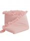 Spjälsängskantskydd med volang 360cm, dusty pink