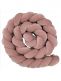 Spjälsängskantskydd 360cm, antique pink