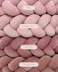 Spjälsängskantskydd 360cm, antique pink