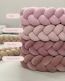 Spjälsängskantskydd 360cm, powder pink