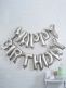 Ginger Ray folie ballong Happy Birthday, silver
