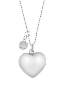 Bola för mamma, babybell Heart Chain Silver | PROUD MAMA