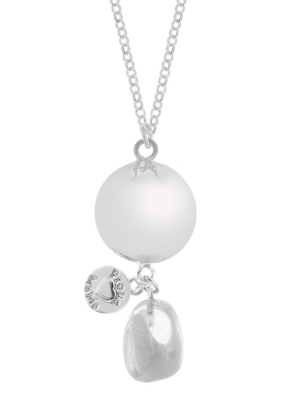 Bola för mamma, babybell Gemstone white | PROUD MAMA