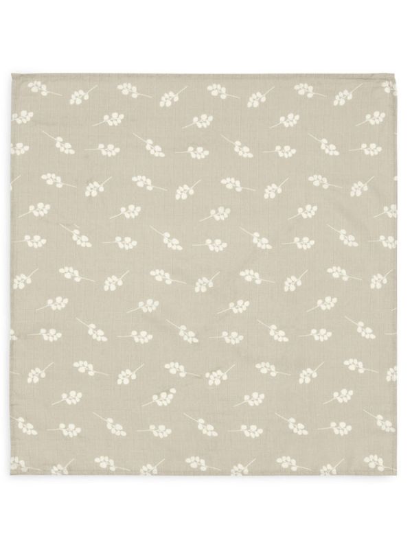 Bomullsmuslinset 3-pack Twig - Olive Green