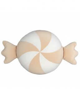 Runda Candy cane kudde 55cm, beige