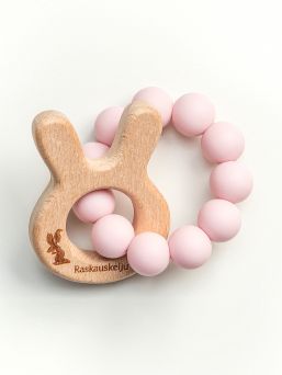 Bitring Kanin Örön (rosa)