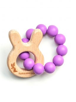 Bitring Kanin Örön (violett)