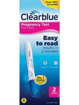 CLEARBLUE Easy To Read graviditetstest 2-pack