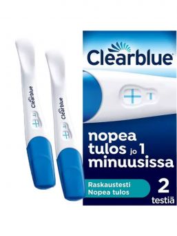 Graviditetstest Clearblue plus 2-pack, Snabbt resultat