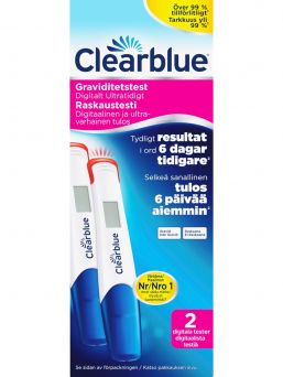 CLEARBLUE digital graviditetstest Ultra Early 2-pack