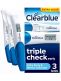 Graviditetstest Clearblue Triple-Check & Date