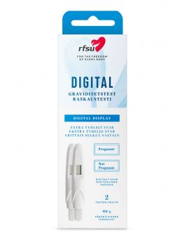 RFSU Digitalt Graviditetstest 2st – graviditetstest med tydliga resultat